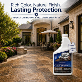 Black Diamond Color Enhancer Sealer for brick and block revitalizes color