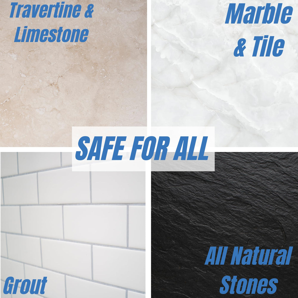 Black Diamond Stoneworks sealer grout seal helps prevent staining and buildup.
