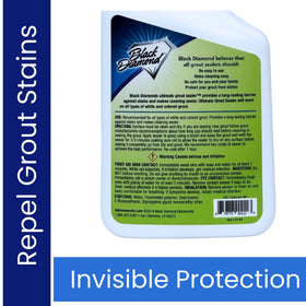Black Diamond Stoneworks Ultimate Grout Sealer easy-to-use design saves time during application.