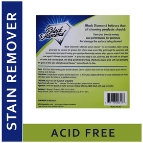 Black Diamond Ultimate Grout Cleaner safe on colored grout