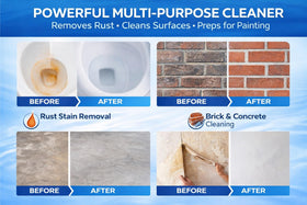 Black Swan cleaner used on brick to refresh masonry by removing buildup and discoloration.