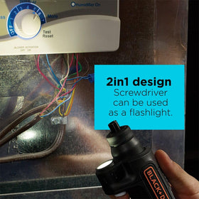 BDCSFL20C with included bits image for common screwdriving tasks.
