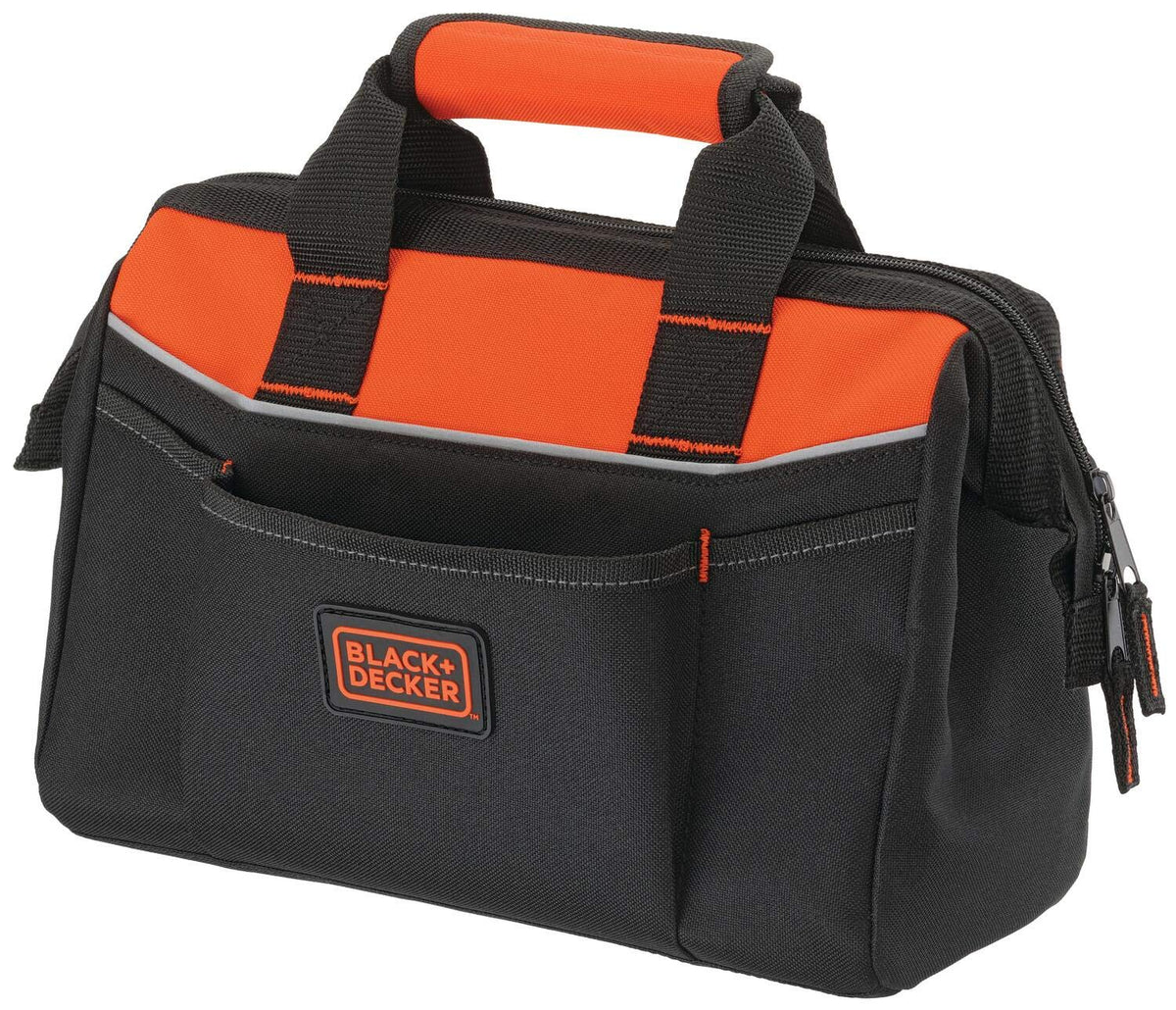 Black+Decker 12-inch wide-mouth bag with roomy interior for quick access