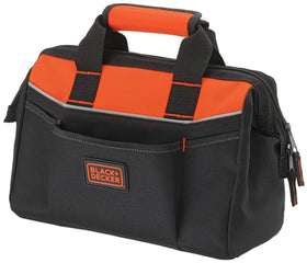 Black+Decker 12-inch wide-mouth bag with roomy interior for quick access