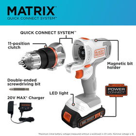 BLACK+DECKER power unit ready for versatile DIY tasks with MATRIX