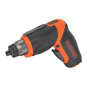 BLACK+DECKER 4V Max screwdriver LED light brightening the work area