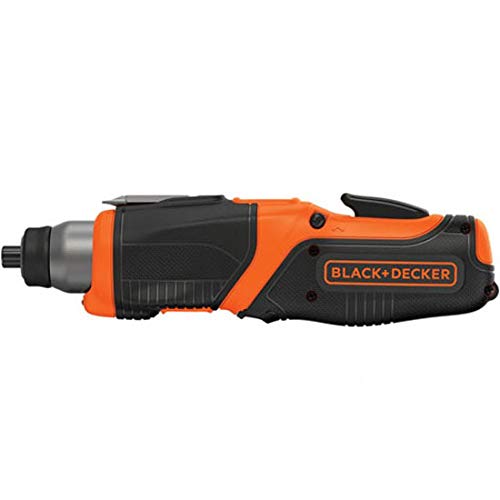 BLACK+DECKER 4V Max screwdriver magnetic bit holder keeps spare bit handy