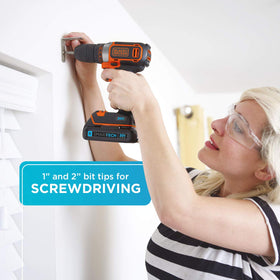 BLACK+DECKER BDA91109 ideal for hanging pictures and furniture assembly.