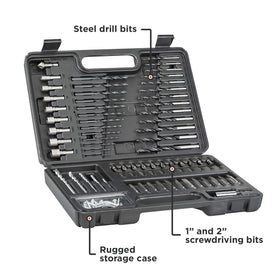 BLACK+DECKER BDA91109 screwdriver bits for quick fastening tasks.