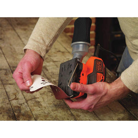 BLACK+DECKER BDEQS300 3-sided flush sanding for corners