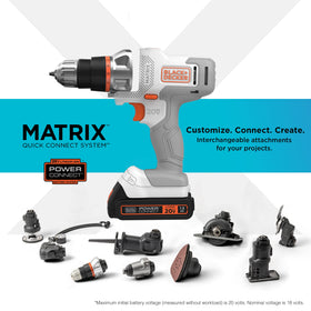 BLACK+DECKER double-ended bit included for quick bit changes