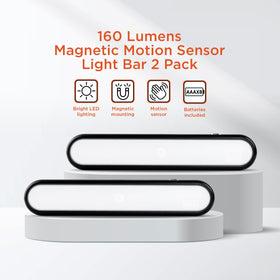 BLACK+DECKER LED light bar uses magnetic mount for quick tool-free installation.