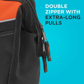 Reinforced padded handles boost comfort when carrying