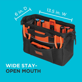 Interior pockets and beltloops keep wrenches organized on the go