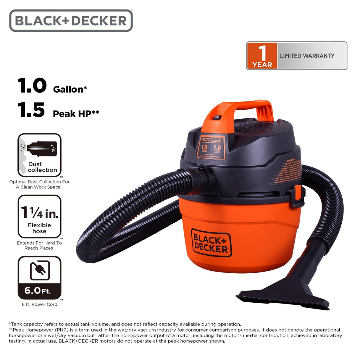 Black+Decker wall-mount bracket for quick access and storage