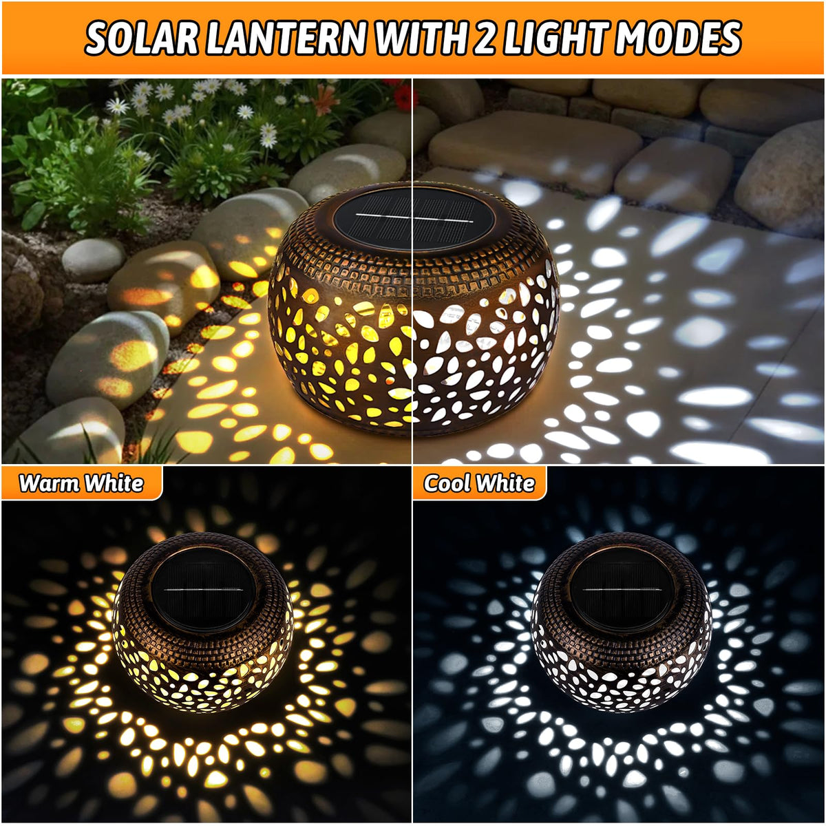 Blakapoo lantern with dusk auto-on simplifies outdoor lighting