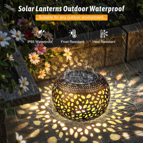 Blakapoo lantern IP65 waterproof protects against rain for year-round use