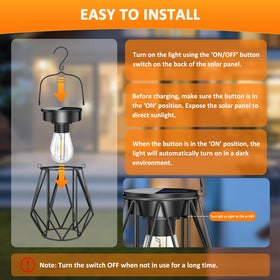 Blakapoo LED filament lantern offers vintage glow with energy efficiency