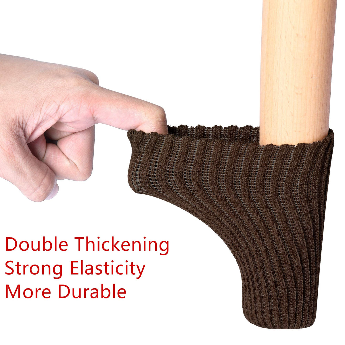 BLENDNEW double-thick chair leg caps prevent scratches and support smooth moves