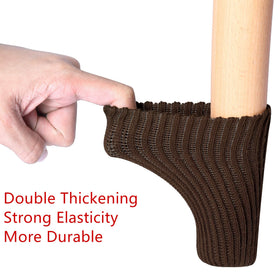 BLENDNEW double-thick chair leg caps prevent scratches and support smooth moves