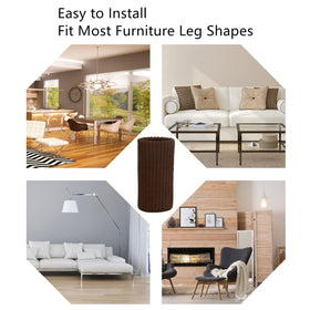 BLENDNEW elastic leg socks fit most chair legs for quick, hassle-free installation.