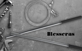 Blesseras winding bar features anti-slip grip to enhance safety during use.