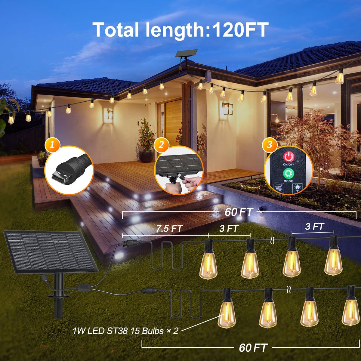 BLIATLUS remote-control unit enabling convenient light mode changes from distance.