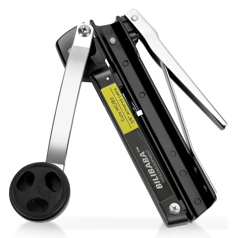 Blibaba MC Cable Cutter front view with blade storage for quick access.