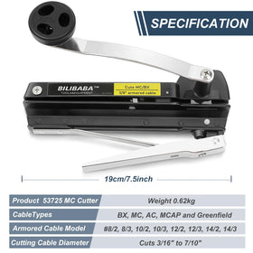 Blibaba MC Cable Cutter blade storage feature enables easy blade access.