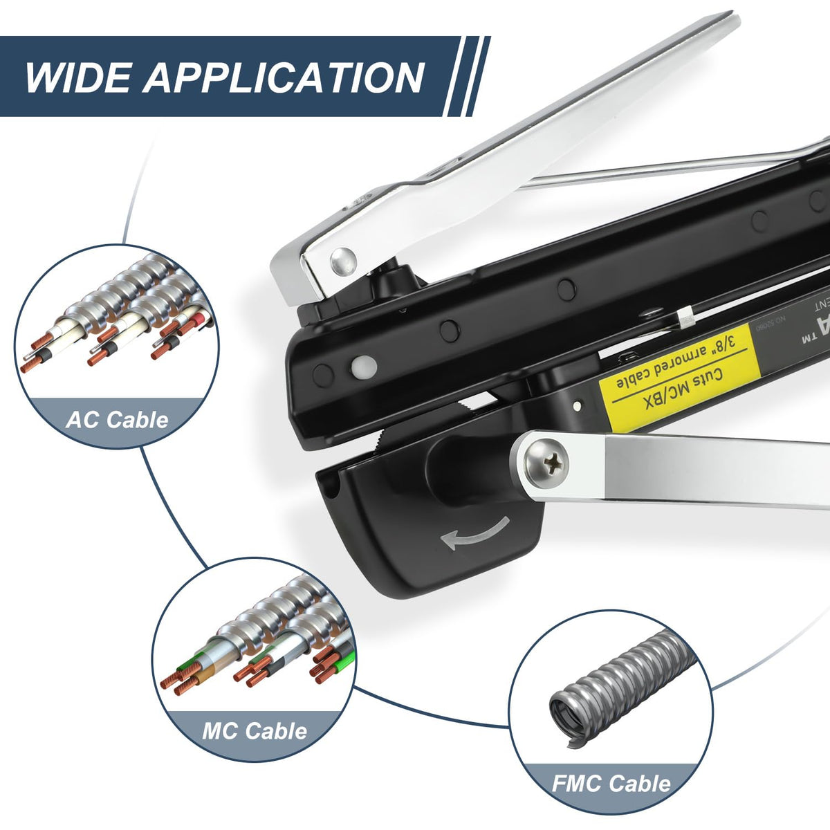 Blibaba MC Cable Cutter compact design fits tight spaces.