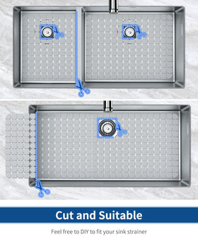 Bligli sink mat made of non-toxic PVC for safe use.