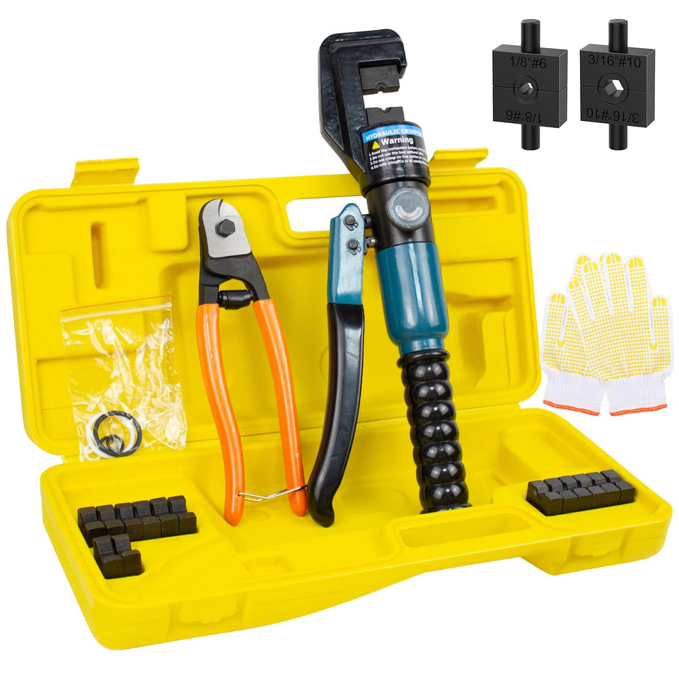 BLiKA hydraulic crimping tool with 10-ton power for strong crimps