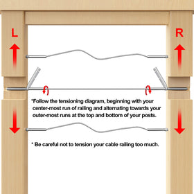Blika swage lag screws provide stable tension control.
