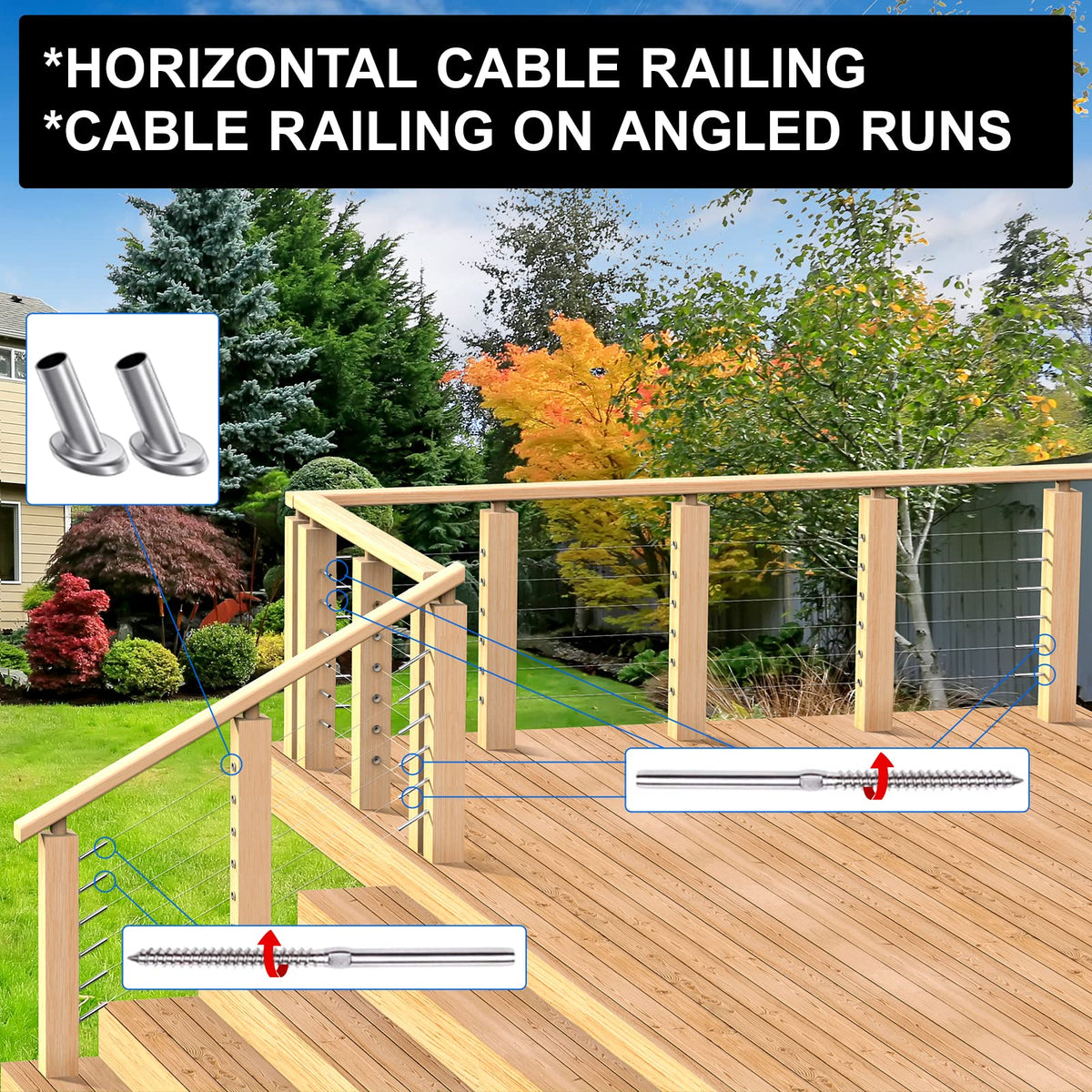 Blika T316 stainless steel deck rail hardware resists corrosion.