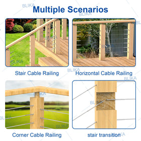 Blika wrench included speeds up deck railing installation.