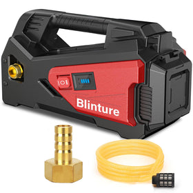 Blinture transfer pump with Milwaukee 18V compatibility and secure attachment for reliable transfer.