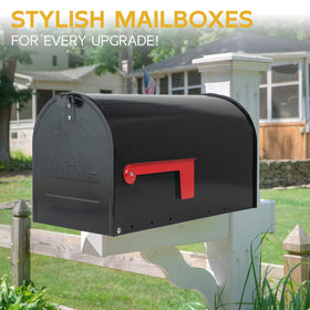 BlissBoard sealed door keeps letters dry and neatly stored.
