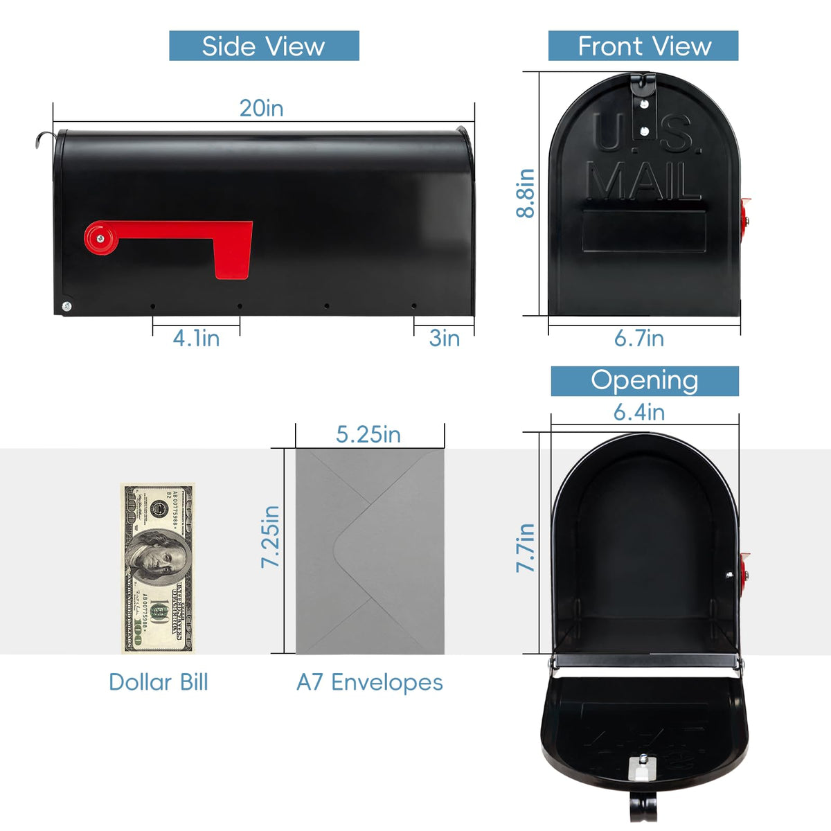 BlissBoard mailbox outdoor installation demonstrates easy post-mount setup