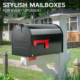 BlissBoard mailbox with pre-drilled holes for DIY installation.