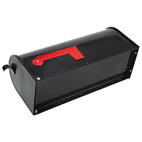 BlissBoard outdoor mailbox closeup reveals rugged finish and clean lines