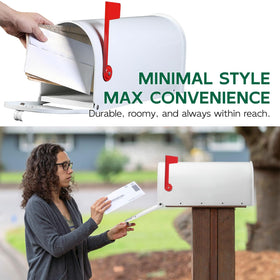 BlissBoard white mailbox secure, dry delivery solution for homes