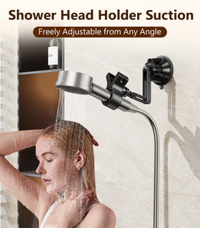 Blissfuhue telescoping arm extends height and reach for comfortable showering.