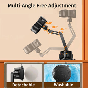 Blissfuhue wide clamp fits many heads for versatile mounting.
