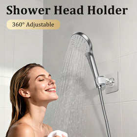 Blissfuhue 360° swivel shower head holder for versatile angle control