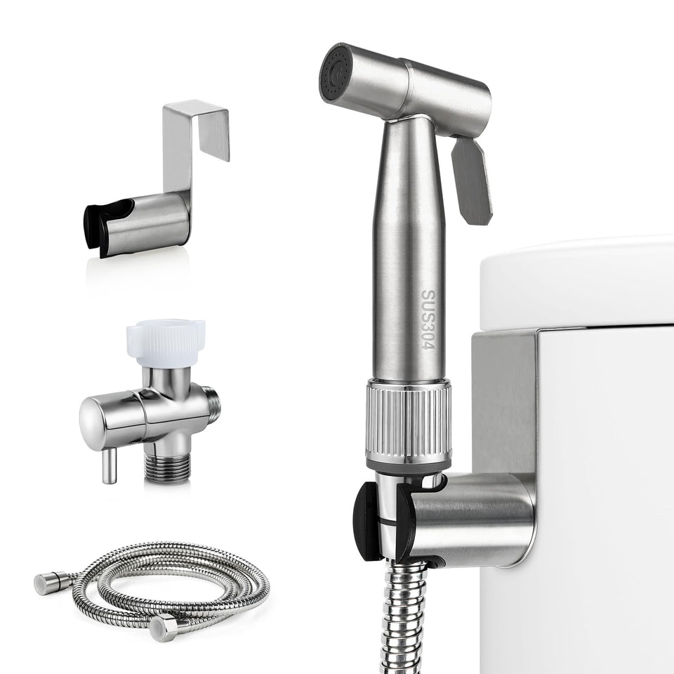 Blissland bidet sprayer stainless steel head for durable hygiene and long-lasting use
