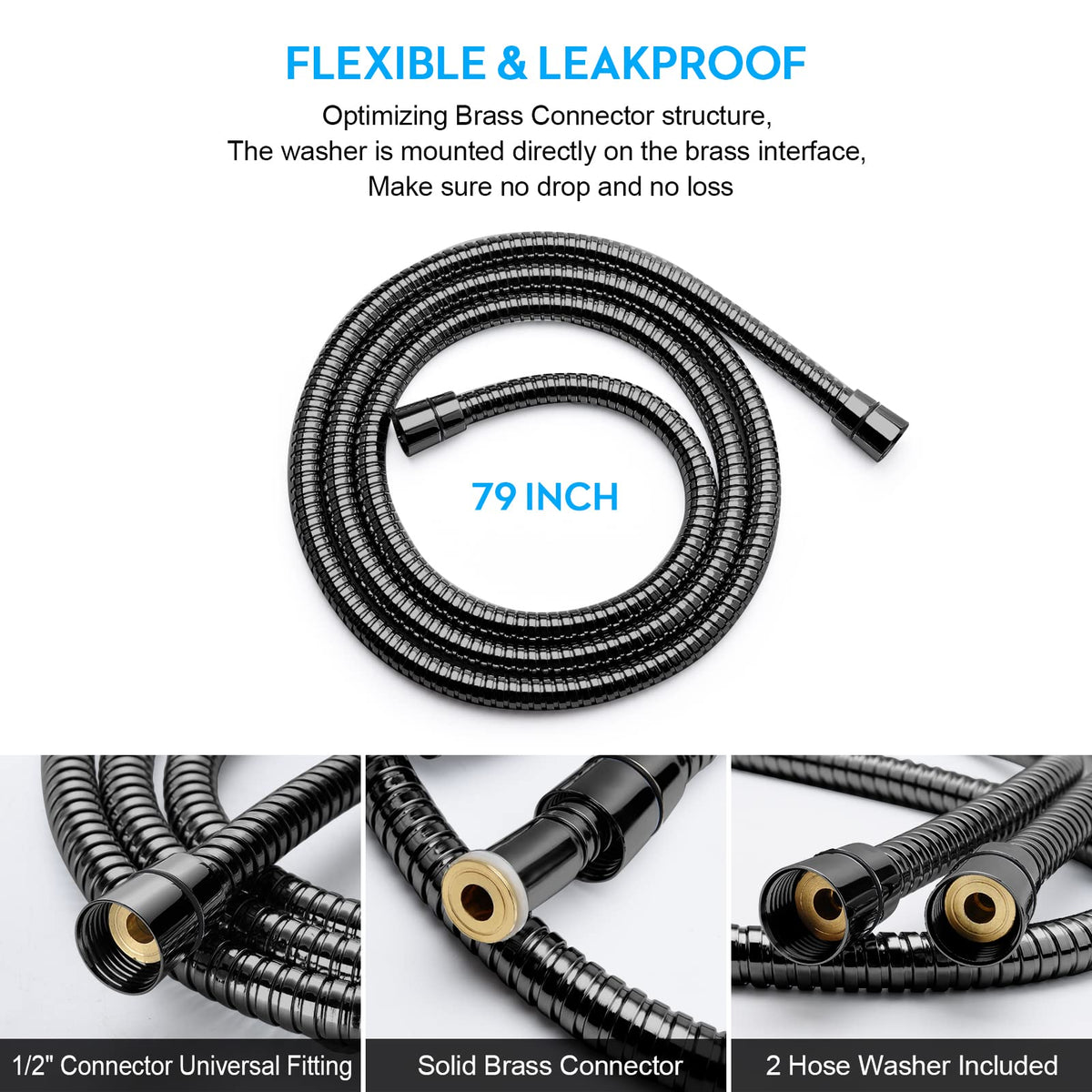 Blissland lightweight, flexible hose reduces kinking during use