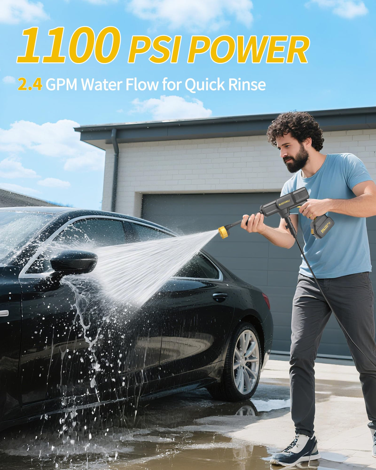 Blissthrill battery and rapid charger for quick setup