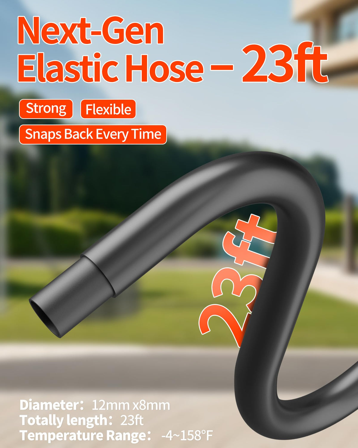 Blissthrill EnduringOrange washer water sprayer for garden tasks