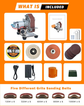 Blissthrill mini belt sander stainless steel build, durable and rust-resistant.