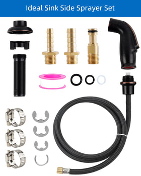 Blissvent Moen-compatible adapters for versatile faucet hookup